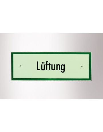 Bild OA-Hinweisschild Rauchabzug, rot lackiert - GEZE-1