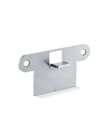 Bild GEZE Lappenschließblech IQ Lock,20/50x100x3 rd,edelstahl-0