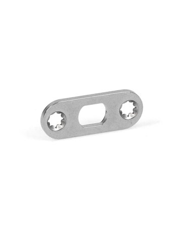 Bild GEZE Flachschließblech IQ Lock,20x52 rd,edelstahl-0