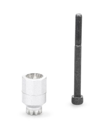 Bild GEZE Achsverlängerung Slimdrive EMD,verzahnt,26mm,Sonderfarbe lackiert-0