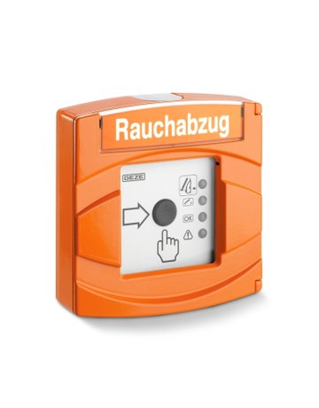 Bild RWA-Feuertaster, FT 4 A, Aufputz, 24V DC, Aluminiumdruckguss orange - GEZE-0