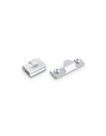 Bild DK-Hakenverriegelung, für Einbr.sicher., F 1200, Aluminium, silberfarbig, eloxiert - GEZE-0
