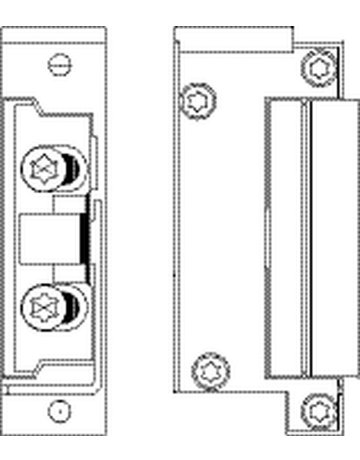 Bild Elektro-Türöffner,mit schwacher Fallenfeder,A5000L-B AC/DC,DL-R - GEZE-1