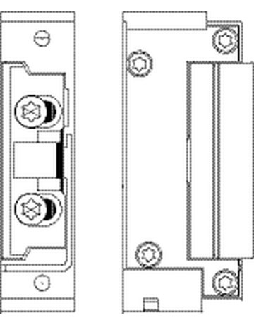 Bild Elektro-Türöffner,mit schwacher Fallenfeder,A5001L-B AC/DC,DL-R - GEZE-1