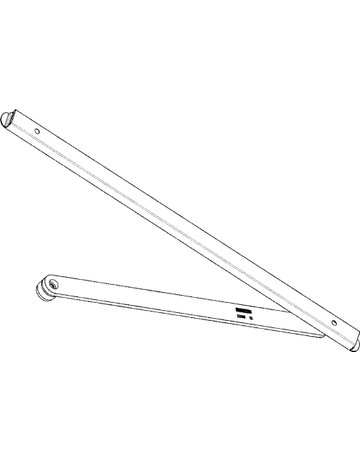 Bild GEZE Gleitschiene ECturn Inside,440mm,silberfarbig eloxiert-1