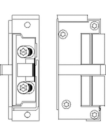 Bild Elektro-Türöffner,mit schwacher Fallenfeder,A5000LFB AC/DC,DL-R - GEZE-0