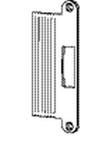 Bild GEZE Lappenschließblech FTV 320,20x140x4 rd,edelstahl-1