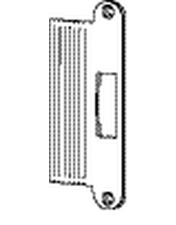 Bild GEZE Lappenschließblech FTV 320,24x140x4 rd,edelstahl-1