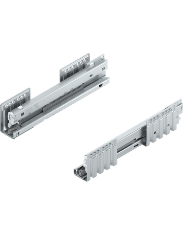 MERIVOBOX Korpusschiene, 40 kg, NL=270 mm, links/rechts, verzinkt - Blum