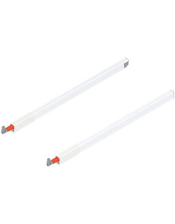 TANDEMBOX Längsreling (oben), für Frontauszug, NL=500 mm, links/rechts, für TANDEMBOX antaro, seidenweiss