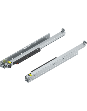 MOVENTO mit TIP-ON, Vollauszug, Führung, 70 kg, NL=600 mm, für Kupplung, links/rechts, verzinkt - Blum