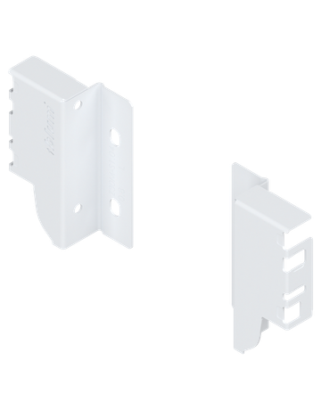 TANDEMBOX Holzrückwandhalter, Höhe M (96,5 mm), links/rechts, seidenweiss