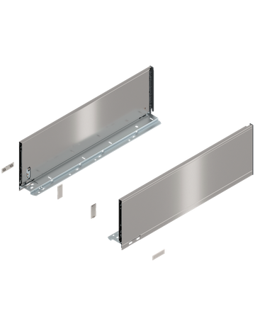 LEGRABOX Zarge, Höhe C (177 mm), NL=550 mm, links/rechts, für LEGRABOX pure, inox-gebür.-lackiert - Blum