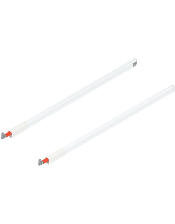 TANDEMBOX Längsreling (oben), für Frontauszug, NL=650 mm, links/rechts, für TANDEMBOX antaro, seidenweiss