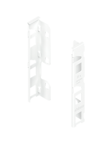 LEGRABOX Holzrückwandhalter, Höhe K (144 mm), links/rechts, seidenweiss matt