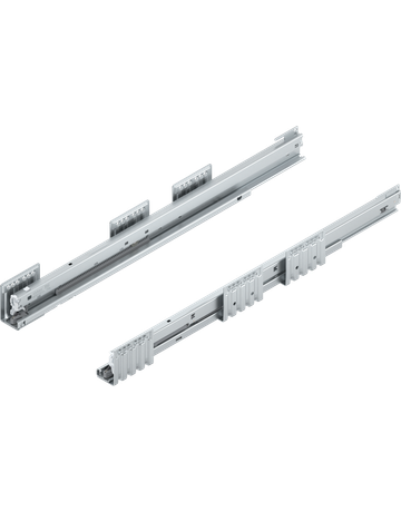 MERIVOBOX Korpusschiene, 70 kg, NL=600 mm, links/rechts, verzinkt - Blum