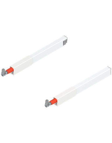 TANDEMBOX Längsreling (oben), für Frontauszug, NL=270 mm, links/rechts, für TANDEMBOX antaro, seidenweiss