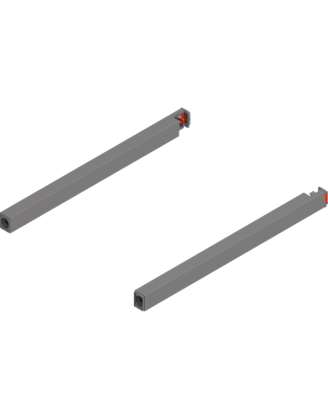 MERIVOBOX Längsreling, NL=270 mm, links/rechts, indiumgrau matt - Blum