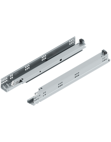 TANDEM plus TIP-ON Vollauszug, Führung, 30 kg, NL=450 mm, für Kupplung, links/rechts, verzinkt - Blum