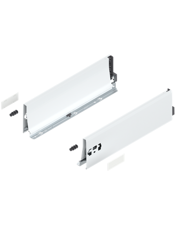 TANDEMBOX Zarge, Höhe K (115 mm), NL=400 mm, links/rechts, für TANDEMBOX antaro, seidenweiss