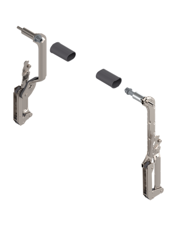 AVENTOS HL Hochliftklappe, Hebel (Set), KH=350-399 mm, links/rechts, für SERVO-DRIVE, vernickelt - Blum