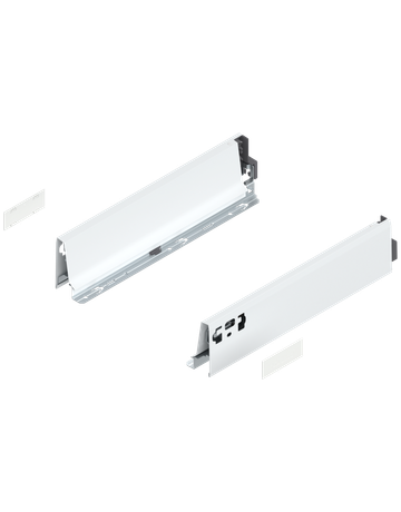 TANDEMBOX Zarge, Höhe M (83 mm), NL=350 mm, links/rechts, für TANDEMBOX intivo/antaro, seidenweiss - Blum