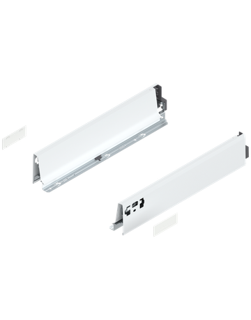 TANDEMBOX Zarge, Höhe M (83 mm), NL=400 mm, links/rechts, für TANDEMBOX intivo/antaro, seidenweiss - Blum