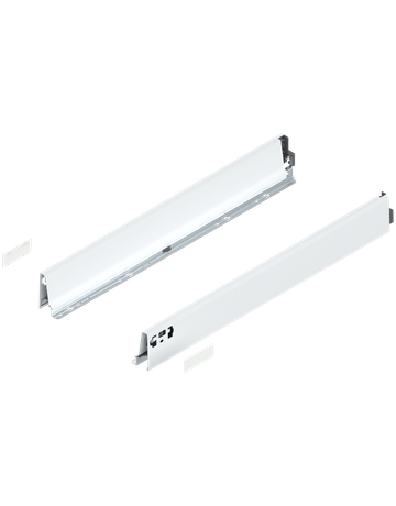 TANDEMBOX Zarge, Höhe M (83 mm), NL=650 mm, links/rechts, für TANDEMBOX intivo/antaro, seidenweiss - Blum