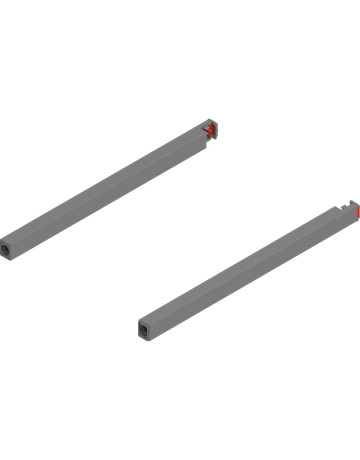 MERIVOBOX Längsreling, NL=300 mm, links/rechts, indiumgrau matt - Blum