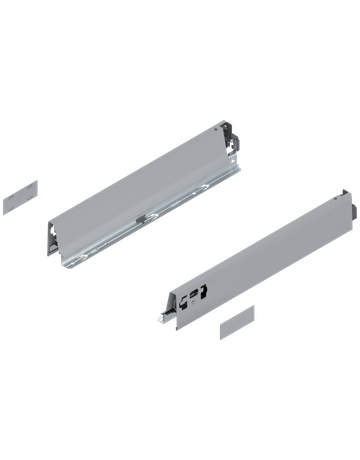 TANDEMBOX Zarge, Höhe N (68 mm), NL=400 mm, links/rechts, für TANDEMBOX intivo/antaro, R9006 weissalumin.