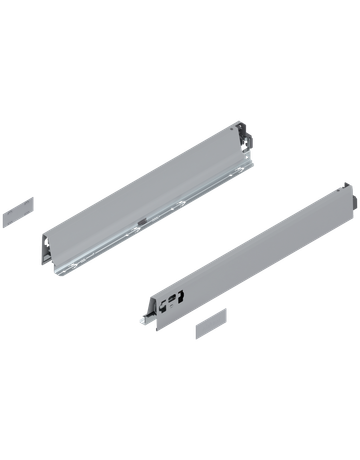 TANDEMBOX Zarge, Höhe N (68 mm), NL=500 mm, links/rechts, für TANDEMBOX intivo/antaro, R9006 weissalumin.