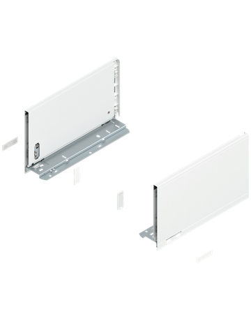 LEGRABOX Zarge, Höhe C (177 mm), NL=300 mm, links/rechts, für LEGRABOX pure, seidenweiss matt - Blum