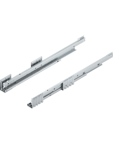 MERIVOBOX Korpusschiene, 40 kg, NL=600 mm, links/rechts, verzinkt - Blum