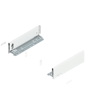 LEGRABOX Zarge, Höhe M (90.5 mm), NL=300 mm, links/rechts, für LEGRABOX pure, seidenweiss matt - Blum