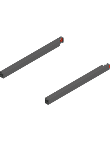 MERIVOBOX Längsreling, NL=270 mm, links/rechts, oriongrau matt - Blum