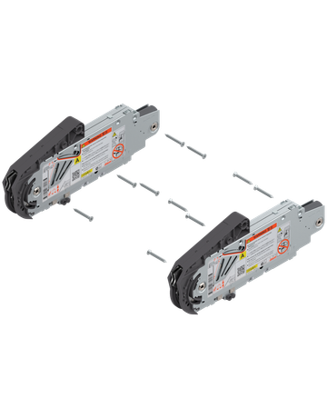 AVENTOS HS Hochschwenkklappe, Kraftspeicher (Set), Typ A, zum Schrauben, für SERVO-DRIVE geeignet, verzinkt - Blum