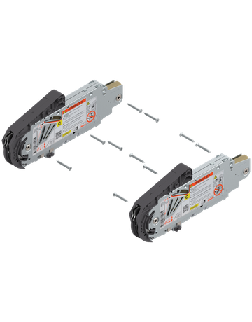 AVENTOS HS Hochschwenkklappe, Kraftspeicher (Set), Typ C, zum Schrauben, für SERVO-DRIVE geeignet, verzinkt - Blum