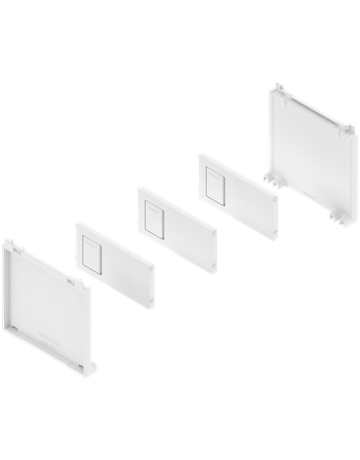 AMBIA-LINE Flaschenset, für LEGRABOX/MERIVOBOX, seidenweiss matt