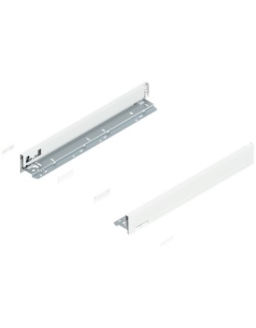 LEGRABOX Zarge, Höhe N (66.5 mm), NL=500 mm, links/rechts, für LEGRABOX pure, seidenweiss matt