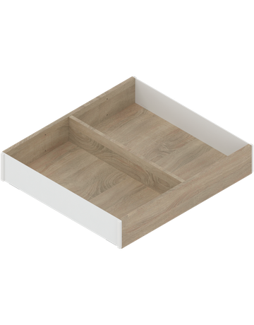 AMBIA-LINE Rahmen, für LEGRABOX/MERIVOBOX Schubkasten, Holzdesign, NL=300 mm, Breite=242 mm, Bard.Eiche/seidenwei - Blum