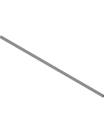 MERIVOBOX Querreling, bis KB=1200 mm, Länge=1059 mm, zum Ablängen, indiumgrau matt - Blum