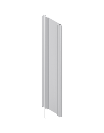 SERVO-DRIVE Trägerprofil vertikal, Länge=700 mm, LKH=710-719 mm, mit Kabel (Überstand unten 800 mm), Aluminium, zum Ablängen, roh