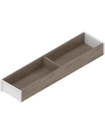 AMBIA-LINE Rahmen, für LEGRABOX/MERIVOBOX Schubkasten, Holzdesign, NL=450 mm, Breite=100 mm, Bard.Eiche/seidenwei - Blum