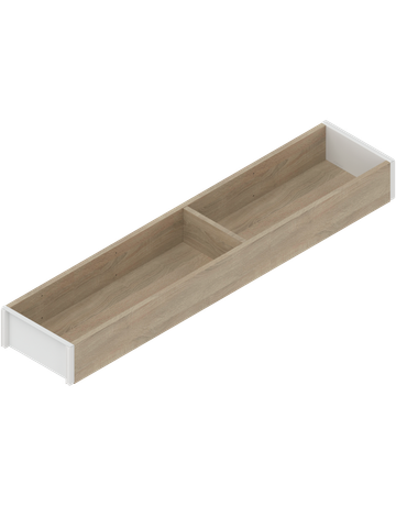 AMBIA-LINE Rahmen, für LEGRABOX/MERIVOBOX Schubkasten, Holzdesign, NL=500 mm, Breite=100 mm, Bard.Eiche/seidenwei - Blum