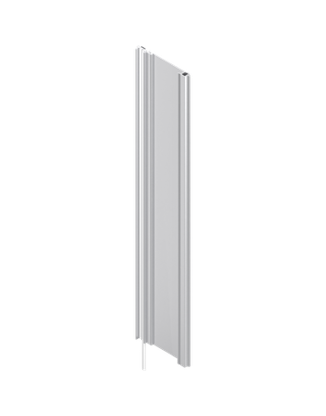 SERVO-DRIVE Trägerprofil vertikal, Länge=800 mm, LKH=810-819 mm, mit Kabel (Überstand unten 800 mm), Aluminium, zum Ablängen, roh