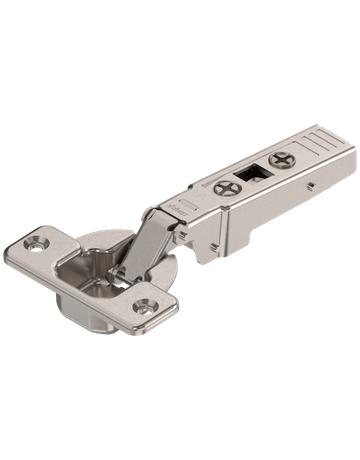 CLIP top Profiltürscharnier 95°, Eckanschlag, Topf: Schrauben, vernickelt - Blum