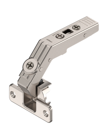 CLIP top Falttürscharnier 60°, Topf: Schrauben, vernickelt