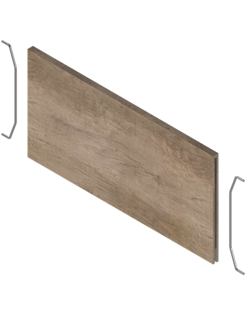 AMBIA-LINE Querteiler, für LEGRABOX/MERIVOBOX Frontauszug (ZC7F400RHP), Holzdesign, Nebr.Eiche grau ST10 - Blum