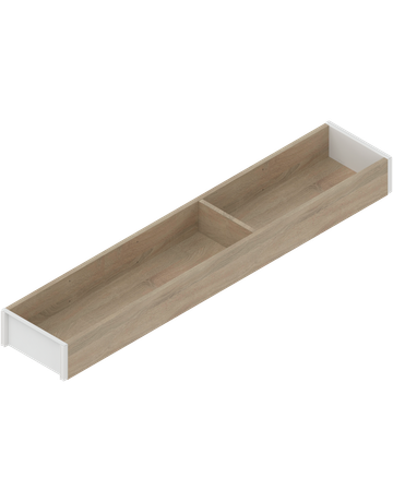 AMBIA-LINE Rahmen, für LEGRABOX/MERIVOBOX Schubkasten, Holzdesign, NL=550 mm, Breite=100 mm, Bard.Eiche/seidenwei - Blum