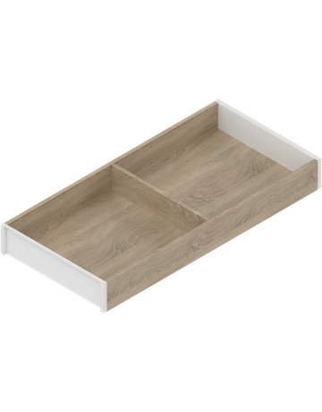 AMBIA-LINE Rahmen, für LEGRABOX/MERIVOBOX Schubkasten, Holzdesign, NL=450 mm, Breite=200 mm, Bard.Eiche/seidenwei - Blum